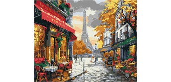 Ideyka KHO3657 Malen nach Zahlen Der Glanz von Paris 40 x 50 cm