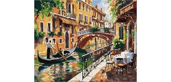 ideyka KHO3661 Malen nach Zahlen - Venezianische Ruhe 40 x 50 cm