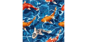 ideyka KHO4321 Malen nach Zahlen - Japanische Karpfen 40 x 40 cm