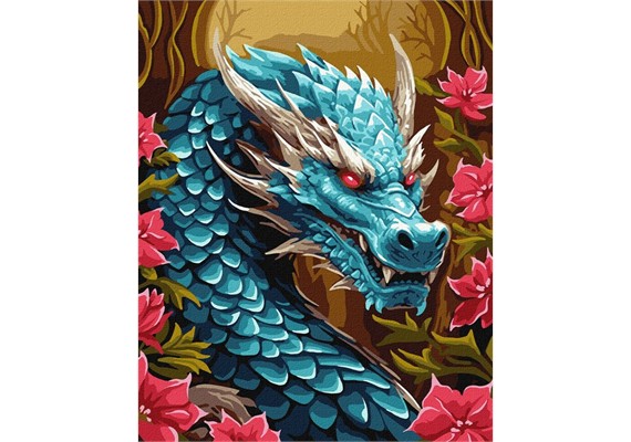 ideyka KHO5114 Malen nach Zahlen - Der mächtige Drache 40 x 50 cm ideyka KHO5114 Malen nach Zahlen - Der mächtige Drache 40 x 50 cm