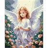 ideyka KHO5121 Malen nach Zahlen - Engelhafte Erscheinung 40 x 50 cm