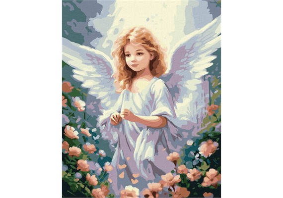 ideyka KHO5121 Malen nach Zahlen - Engelhafte Erscheinung 40 x 50 cm