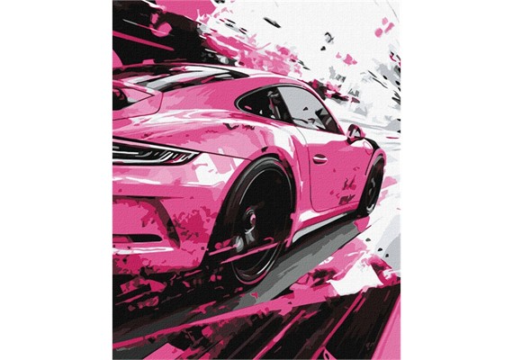 ideyka KHO5156 Malen nach Zahlen - Pink Style 40 x 50 cm