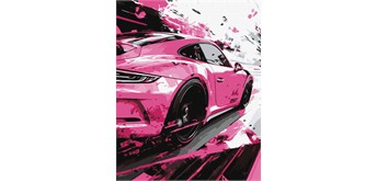 ideyka KHO5156 Malen nach Zahlen - Pink Style 40 x 50 cm