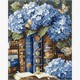 Ideyka KHO5778 Malen nach Zahlen Blumengarten 40 x 50 cm