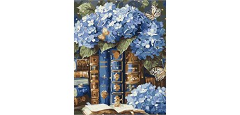 Ideyka KHO5778 Malen nach Zahlen Blumengarten 40 x 50 cm