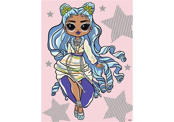 ideyka KHO6273 Malen nach Zahlen - L.O.L Modeschau Missy Frost 30 x 40 cm