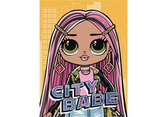 ideyka KHO6277 Malen nach Zahlen - L.O.L - City Babe 30 x 40 cm