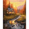 ideyka KHO6327 Malen nach Zahlen - Sonniges Tal 40 x 50 cm