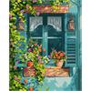 ideyka KHO6348 Malen nach Zahlen - Haus im Garten 40 x 50 cm