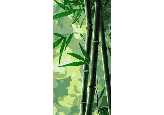 Ideyka KHO6390 Malen nach Zahlen - Bambus - 40 x 80 cm