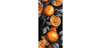 Ideyka KHO6396 Malen nach Zahlen - Sizilianische Orangen 40 x 80 cm