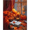Ideyka KHO6417 Malen nach Zahlen Herbst im Herzen 40 x 50 cm