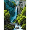Ideyka KHO6437 Malen nach Zahlen Wasserfall in den Bergen 30 x 40 cm