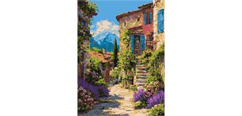 Ideyka KHO6440 Malen nach Zahlen Stille aus Stein 30 x 40 cm