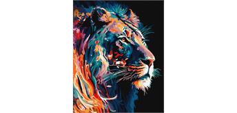 ideyka KHO6517 Malen nach Zahlen - Anmutiger Löwe 40 x 50 cm