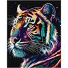 ideyka KHO6527 Malen nach Zahlen - Fantastischer Tiger 40 x 50 cm