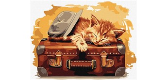 ideyka KHO6613 Malen nach Zahlen - Bereit für die Reise 30 x 40 cm