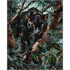 Ideyka KHO6619 Malen nach Zahlen Anmutiger Panther (mit Metallic-Farben) 40 x 50