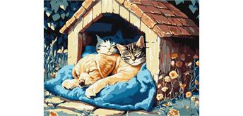 ideyka KHO6695 Malen nach Zahlen - Stille Zeit 30 x 40 cm