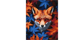 ideyka KHO6698 Malen nach Zahlen - Herbst-Fuchs 40 x 50 cm