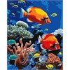 ideyka KHO6703 Malen nach Zahlen - Ein leuchtendes Riff 40 x 50 cm