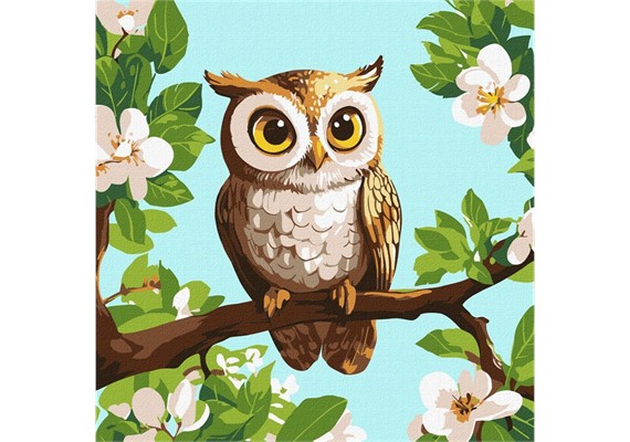 ideyka KHO6740 Malen nach Zahlen - Waldwächter 30 x 30 cm