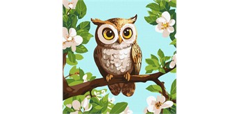 ideyka KHO6740 Malen nach Zahlen - Waldwächter 30 x 30 cm