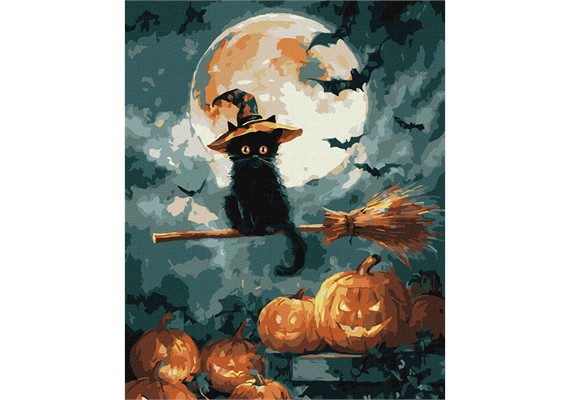 ideyka KHO6821 Malen nach Zahlen - Kleiner Zauberer 40 x 50 cm