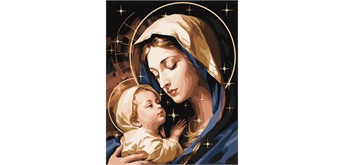 ideyka KHO8414 Malen nach Zahlen - Die Liebe einer Mutter 40 x 50 cm