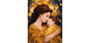 ideyka KHO8422 Malen nach Zahlen - Grenzenlose Liebe 40 x 50 cm