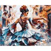 ideyka KHO8442 Malen nach Zahlen - Tanzende Dame 40 x 50 cm