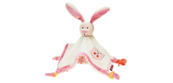Idis Schmusetuch Hase Baby Luna pink