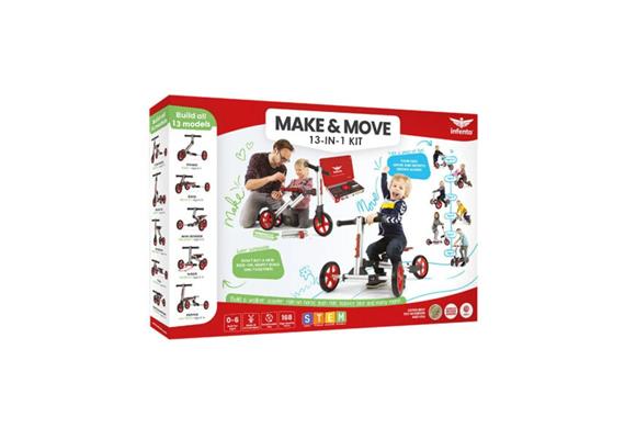 infento - Make and Move Kit 13 in 1 Kinderfahrzeug-Kit