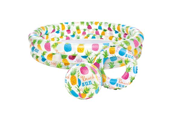 Intex Pool-Set Pineapple 3-teilig