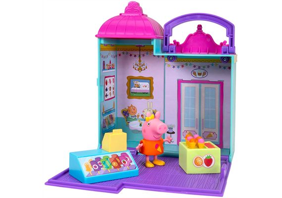 Jazwares PEP0698 - Peppa kleines Eiscafé 18 cm