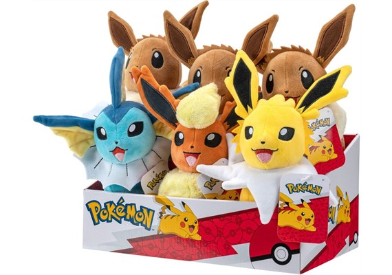 Jazwares PKW3405 Pokemon Plüsch Evoli 20 cm 1 Stück