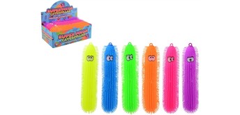 Johntoy 24553 Riesen-Flauschwurm, 6-fach sortiert