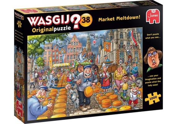 Jumbo Puzzle Wasgij Original 38 Market Meltdown!