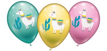 Karaloon - 15 Ballons Lama 28 -30 cm