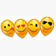 Karaloon - 30 Ballons "What`s Smile" 23 - 25 cm