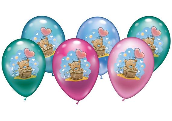 Karaloon - 6 Ballons 30067 Baby Teddy