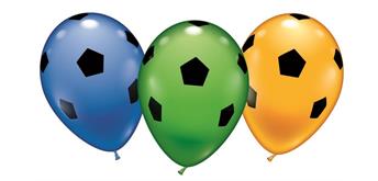 Karaloon - 6 Ballons Fussball 28 - 30 cm