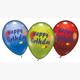 Karaloon - 6 Ballons Happy Birthday 28 - 30 cm