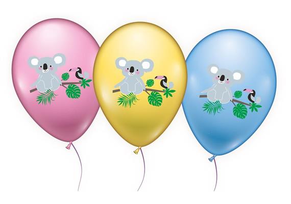 Karaloon - 6 Ballons "Koala" 28 - 30 cm