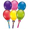 Karaloon - 6 Ballons mit Halter aus Karton
