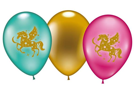 Karaloon - 6 Ballons Pegasus 28 - 30 cm