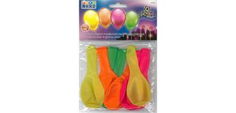 Karaloon - 8 Ballons Neon ohne Füllung