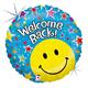 Karaloon - Folienballon Welcome Back Smiley 46 cm