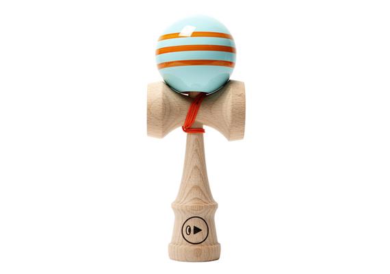 Kendama 3303 Play Pro II - Triple Stripes - Orange Clock